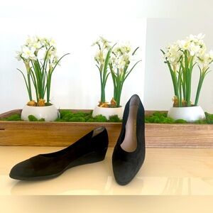 Salvatore Ferragamo Black Wedges